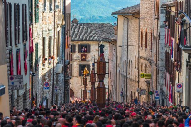 La Dimora Di Pietra Gubbio Exterior foto